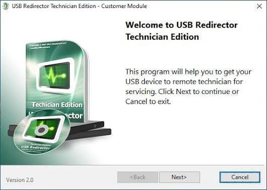 USB Redirector Technician Edition v2 (2 Customer License) Yearly Subscription Unlimited